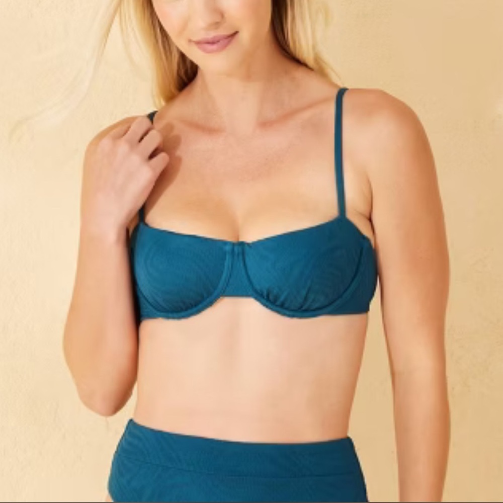 NWT Shade & Shore Balconette Underwire Bikini Top